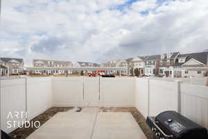 View of patio / terrace with a fenced backyard