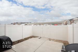 View of patio / terrace featuring a fenced backyard