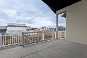 View of patio / terrace with a residential view