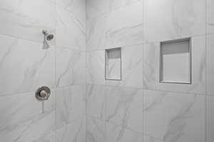 Primary bath tile shower