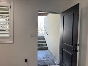 Hall with stairs