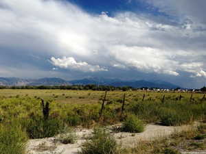 Mountain view featuring a rural view
