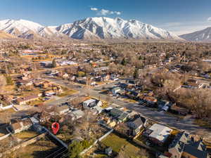 Mountain view with a residential view