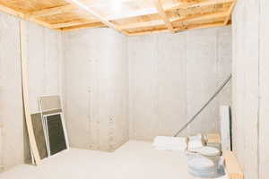 Basement storage room