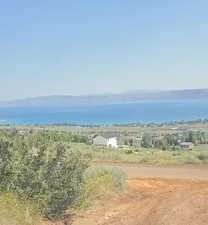 View towards lake from road entrance