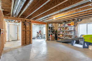 Basement with plenty of natural light