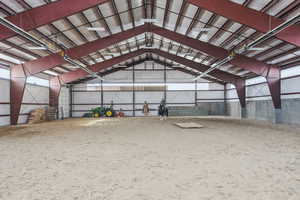 Interior space featuring vaulted ceiling