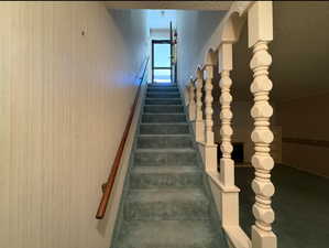 View of stairs