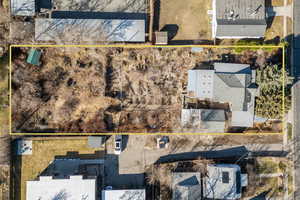 Aerial view of property