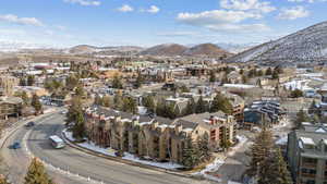 Mountain view with a residential view