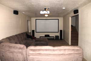 Cinema with a textured ceiling  (older picture)