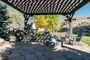 Autumn View of the Pergola