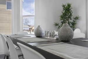 View of dining area