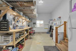 Workbench and garage storage