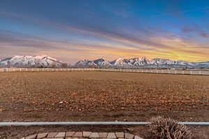 View of mountain feature featuring a rural view