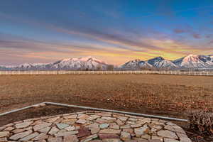 View of mountain feature featuring a rural view