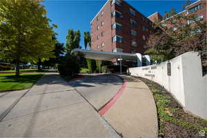 View of street featuring sidewalks