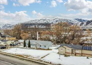 Mountain view with a residential view