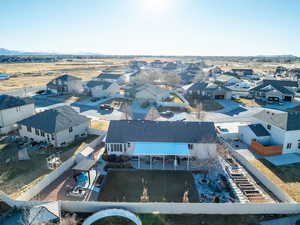 Aerial view featuring a residential view