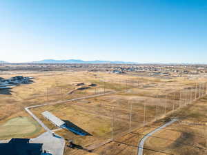 Bird's eye view featuring a mountain view and a rural view