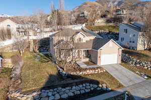 Exterior space with a mountain view and a residential view