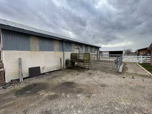 Exterior space featuring an exterior structure and an outbuilding