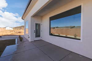 View of patio / terrace with fence