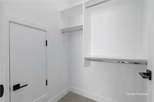 View of spacious closet