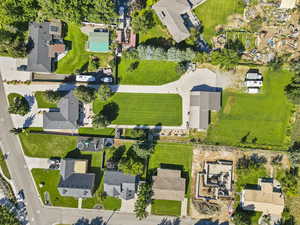 Aerial view featuring a residential view