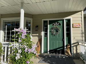 View of property entrance