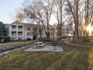 View of property's community featuring picnic area