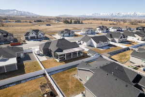 Aerial view with a mountain view and a residential view