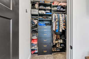 View of closet