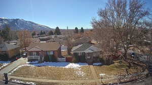 Exterior space featuring a mountain view and a residential view