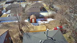 Drone / aerial view of back yard