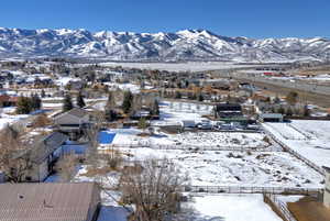 Mountain view with a residential view