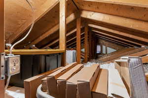 View of attic