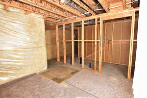 View of basement