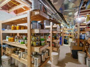 View of storage room