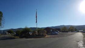 View of street featuring a mountain view