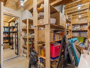 View of storage area