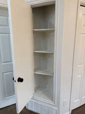 View of closet