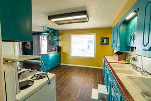 Large colorful kitchen