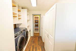 Laundry room with ample storage