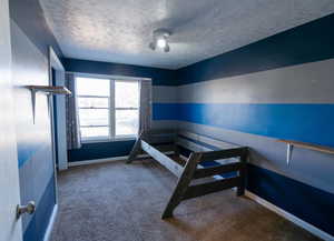 Carpeted bedroom on main floor