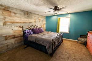 Large Primary Bedroom with custom woodwork