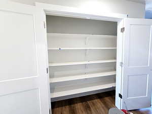 View of closet