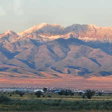 View of mountain feature featuring a rural view