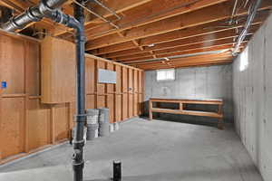 Below grade area featuring a wealth of natural light