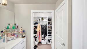 View of closet